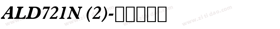 ALD721N (2)字体转换